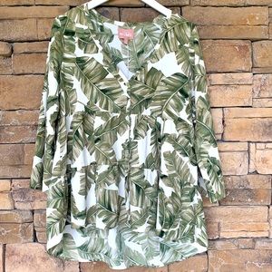 Show Me Your MuMu Majestic Palm Blouse